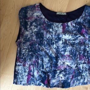 Chloe K Blouse with Open Back